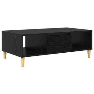 vidaXL Couchtisch Schwarz Eichen-Optik 102 x 55 x 35 cm Holzwerkstoff