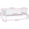 vidaXL Tagesbett Honigbraun 80x200 cm Massivholz Kiefer