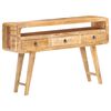 vidaXL Sideboard 120x30x75 cm Raues Mangoholz