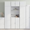 vidaXL Highboard Wei&szlig; 70x42,5x185 cm Holzwerkstoff