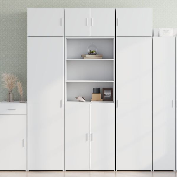 vidaXL Highboard Wei&szlig; 70x42,5x185 cm Holzwerkstoff