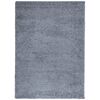 vidaXL Teppich Shaggy Hochflor Modern Blau 200x280 cm