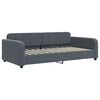 vidaXL Tagesbett Dunkelgrau 90x200 cm Samt