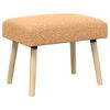 vidaXL Bank Uni Beige 60 x 40 x 45 cm Boucl&eacute;