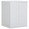 vidaXL Waschmaschinenschrank Wei&szlig; 68,5x64,5x88 cm PVC
