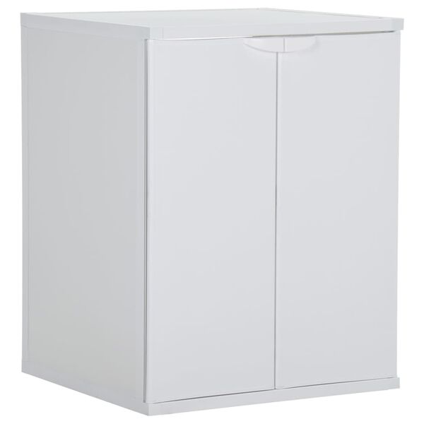 vidaXL Waschmaschinenschrank Wei&szlig; 68,5x64,5x88 cm PVC