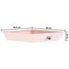 vidaXL Schubladenwagen mit 10 Schubladen Ombre Rosa Kunststoff