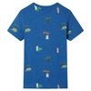 Kinder-T-Shirt Dunkelblau Melange 128