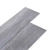 vidaXL Bodenplanken Mattes Holzgrau 2,51 m&sup2; 18 stk. PVC