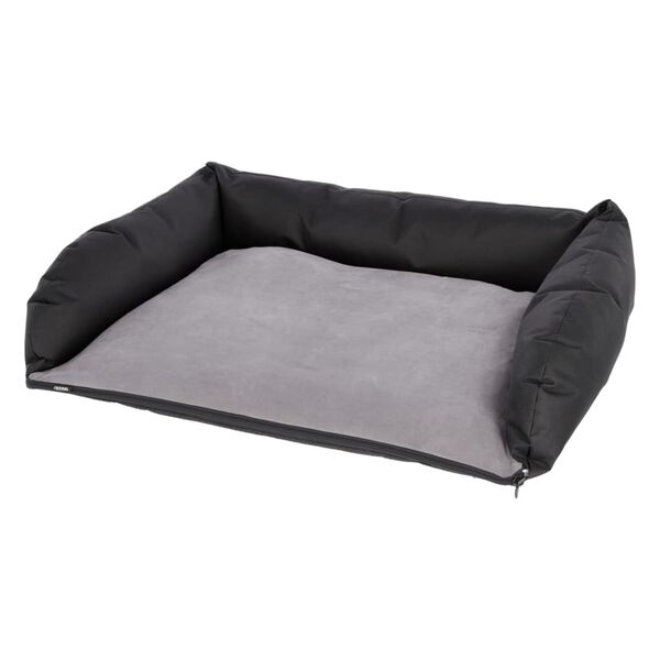 Kerbl Auto-Hundebett 80x60 cm Grau und Schwarz