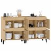 vidaXL Sideboards 2 Stk. Sonoma-Eiche 60x35x70 cm Holzwerkstoff