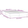 vidaXL Boxspringbett ohne Matratze Dunkelgr&uuml;n 140x220 cm Samt