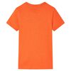 Kinder-T-Shirt Dunkelorange 128