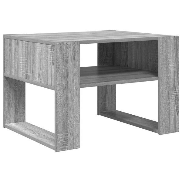 vidaXL Couchtisch Graues Sonoma 66 x 53 x 45 cm Holzwerkstoff