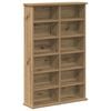 vidaXL CD Regal Artisan-Eiche 60 x 17 x 92 cm Holzwerkstoff