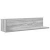 vidaXL Wandregale 2 Stk. Grau Sonoma 75x16,5x16,5 cm Holzwerkstoff