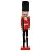 vidaXL Weihnachtsnussknacker TURKU Rot und Schwarz 91 cm