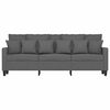 vidaXL 3-Sitzer-Sofa Dunkelgrau 180 cm Stoff