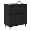 vidaXL Sideboard mit Schubladen Schwarz Eichen-Optik 60 x 35 x 70 cm