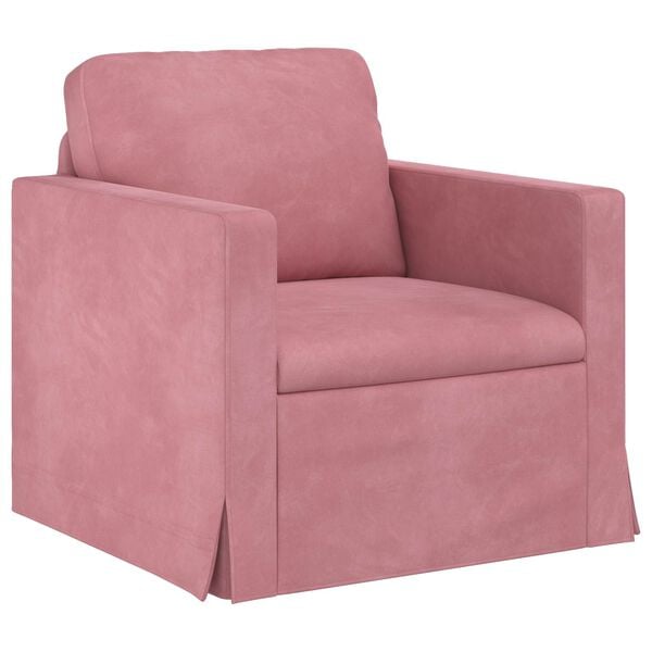 vidaXL Sofa 2 pcs Rosa Gesamtabmessungen: 138 x 78 x 80 cm (B x T x H)