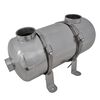 vidaXL Pool W&auml;rmetauscher 355 x 134 mm 40 kW