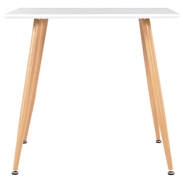 vidaXL 3-tlg. Essgruppe Stoff Gelb