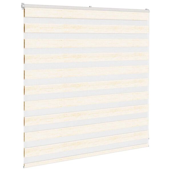 vidaXL Doppelrollo Marmorbeige 145x100cm Stoffbreite 140,9 cm Polyester