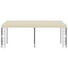 vidaXL Wand-Pavillon 3x6 m Creme Stoff