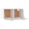 vidaXL Wandschrank Wei&szlig; 80x35x36,5 cm Holzwerkstoff
