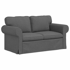 vidaXL Sofa Dunkelgrau 155 x 82 x 80 cm Stoff