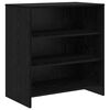 vidaXL Sideboard 3 pcs Schwarz Eichen-Optik 70 x 41 x 75 cm