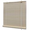 vidaXL Bambusrollos Natur 4 Stk. 120x160 cm