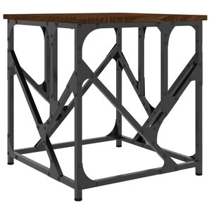 vidaXL Couchtisch Braun Eichen-Optik 45x45x47,5 cm Holzwerkstoff