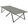 vidaXL Klapp Schlafbett f&uuml;rs Camping 2 pcs Grau 206 x 76 x 74 cm