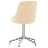 vidaXL Esszimmerst&uuml;hle 6 Stk. Drehbar Creme Samt