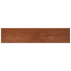 vidaXL Fensterbank Braunes Holz 120 x 30 x 4,5 cm PVC
