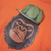 Kinder-Sweatshirt Dunkelorange 92