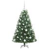 vidaXL K&uuml;nstlicher klappbarer Weihnachtsbaum mit 150 LEDs Gr&uuml;n 120 cm
