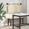vidaXL H&auml;ngevorderseite Wandmontiert Creme 90 x 55 x 5 cm Stoff