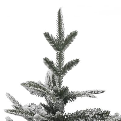 vidaXL Künstlicher Weihnachtsbaum mit Beleuchtung & Schnee 210 cm
