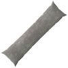 vidaXL Kissen HEERLEN Dunkelgrau 40 x 145 cm Chenille-Stoff