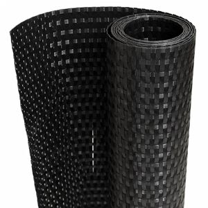 vidaXL Balkon-Sichtschutze 5 Stk. Schwarz 255x19 cm Poly Rattan
