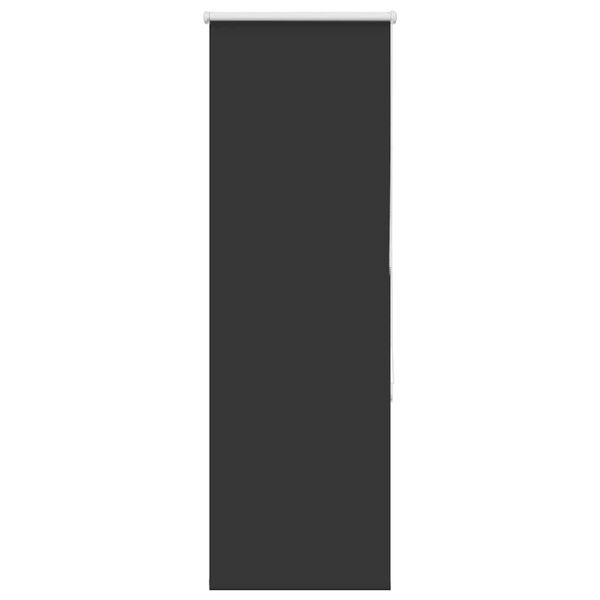 vidaXL Verdunkelungsrollo Schwarz 50x175 cm Stoffbreite 45,7 cm