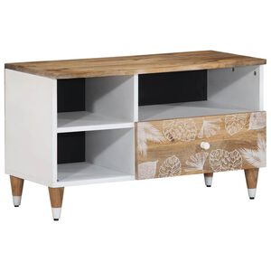 vidaXL TV-Schrank 80x33,5x46 cm Massivholz Mango
