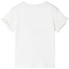 Kinder-T-Shirt Ecru 104