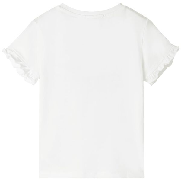 Kinder-T-Shirt Ecru 104