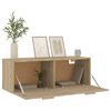 vidaXL Wandschrank Sonoma-Eiche 100x36,5x35 cm Holzwerkstoff