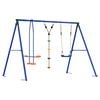 vidaXL Outdoor Schaukelset Mehrfarbig Stahl und PE