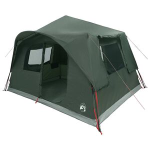 vidaXL Sofort Zelt 8 Personen Olivegr&uuml;n Polyester und Stahl