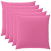 vidaXL Kissenbezug 6 pcs HEERLEN Rosa 80 x 80 cm Polyester